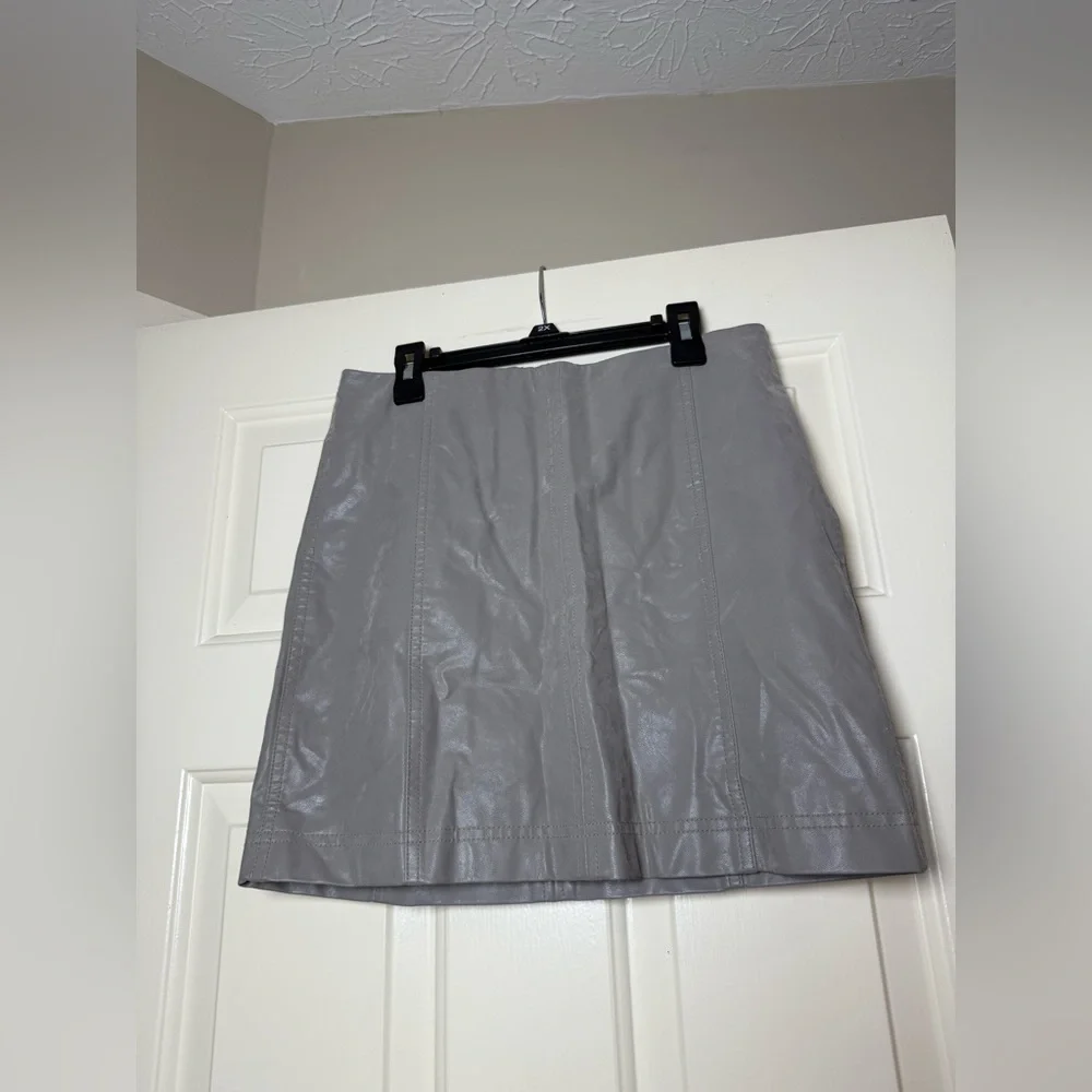 Free People Modern Femme Vegan‎ Suede Mini Skirt